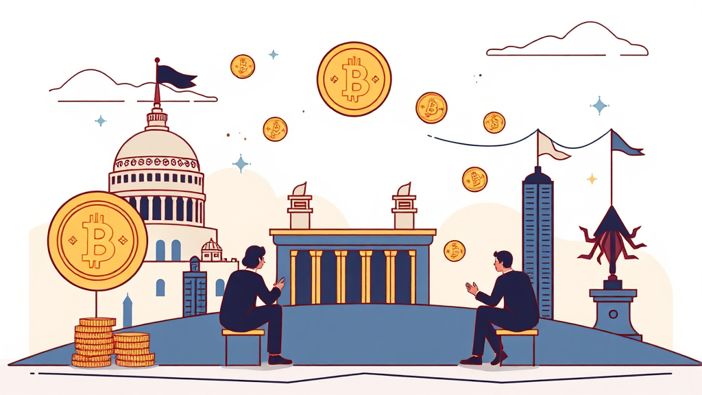 스테이블코인 시장 현황 (illustration 스타일)