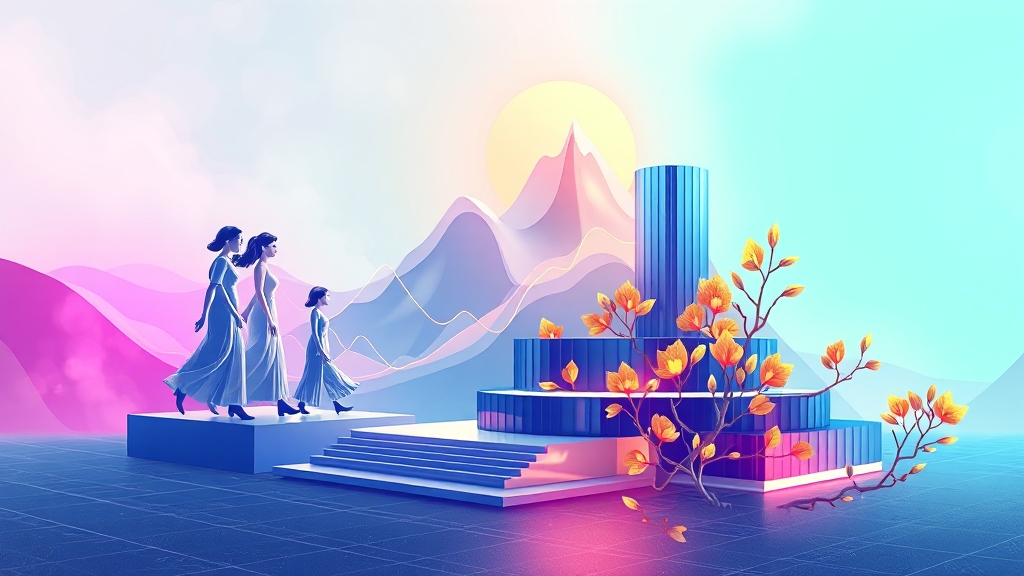 TOP6 기업, 주가 & 실적 분석 (illustration 스타일)