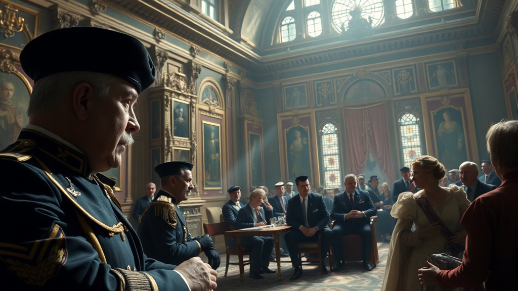 궁궐 인물 파헤치기 (realistic 스타일)