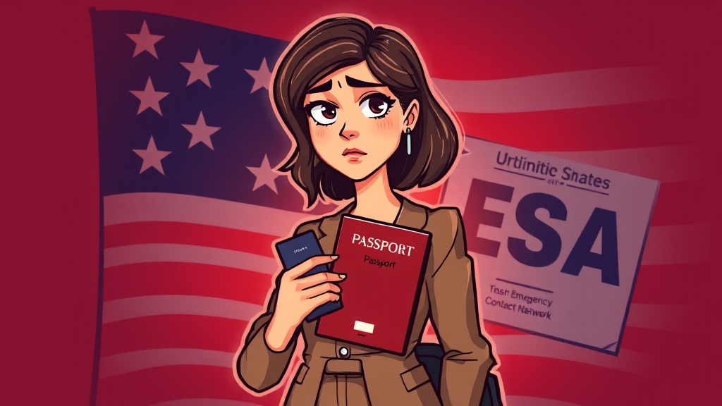 ESTA 신청, 주의사항은? (cartoon 스타일)