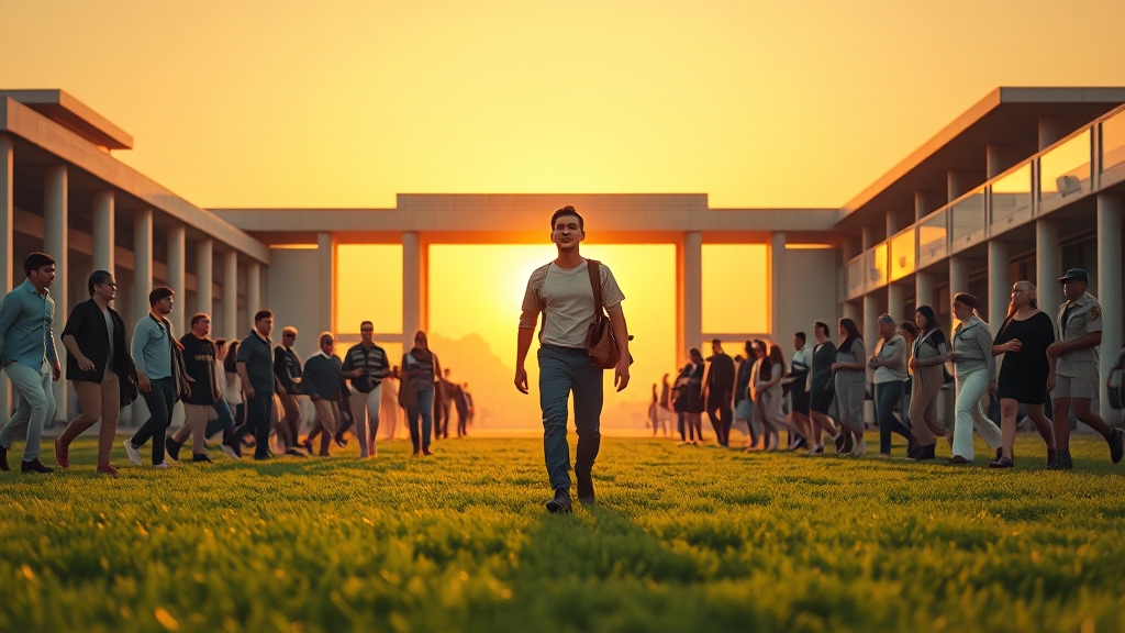 국방 정책 방향은? (realistic 스타일)