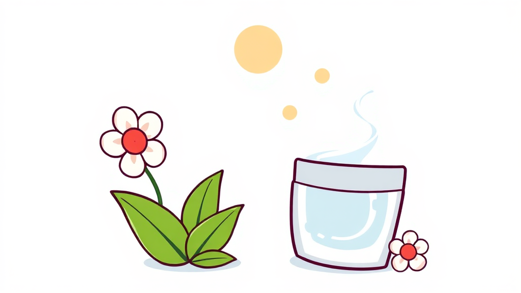 건강한 피부 되찾기: EGF와 시카크림의 시너지 효과 (cartoon 스타일)