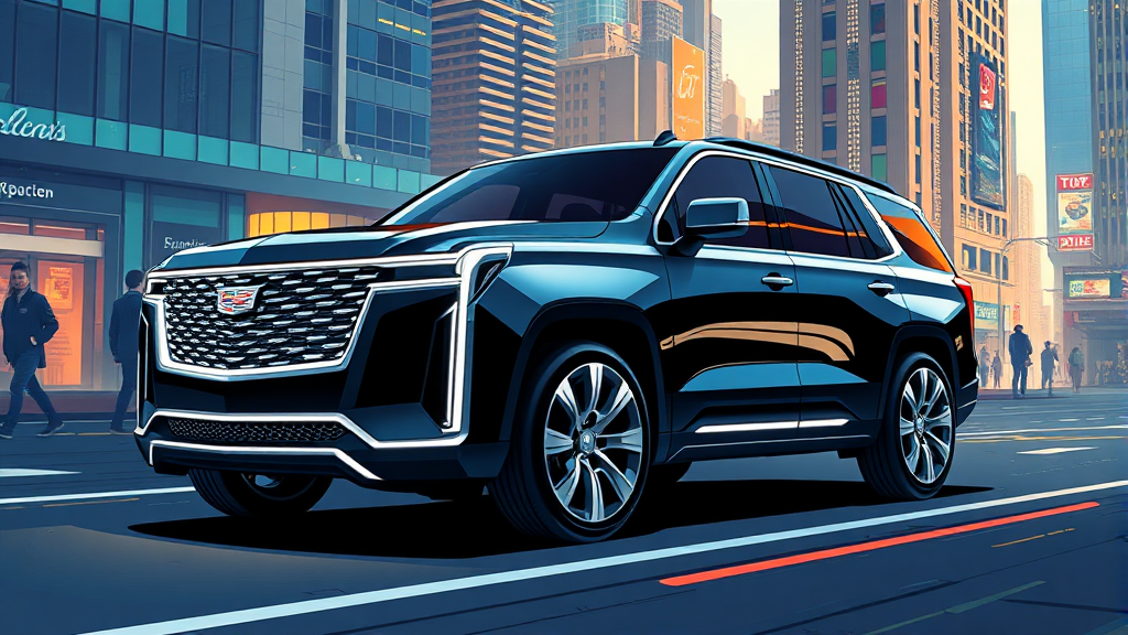 에스컬레이드 IQ 핵심 매력 (illustration 스타일)