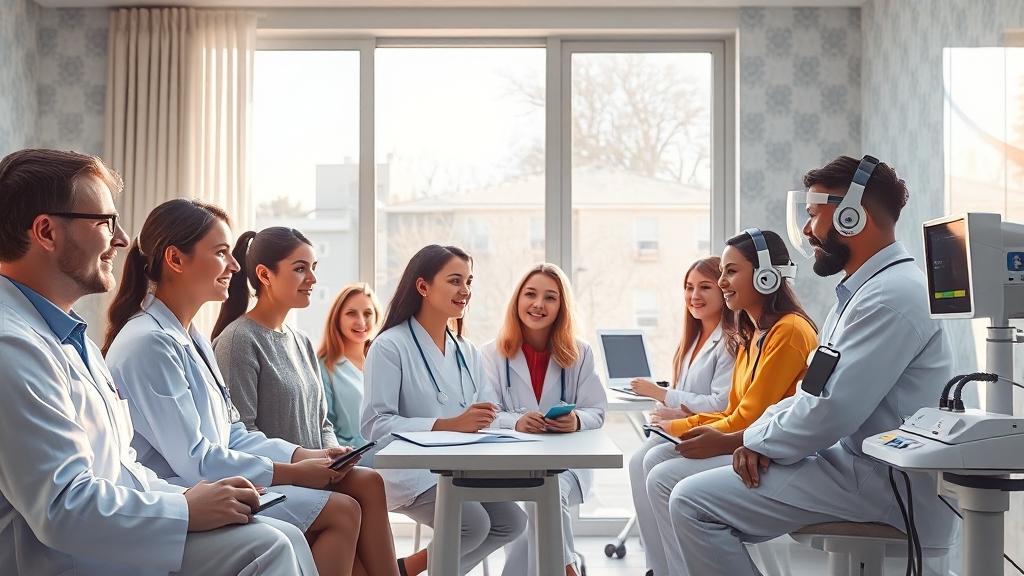 정신건강검진 확대 및 강화 (realistic 스타일)