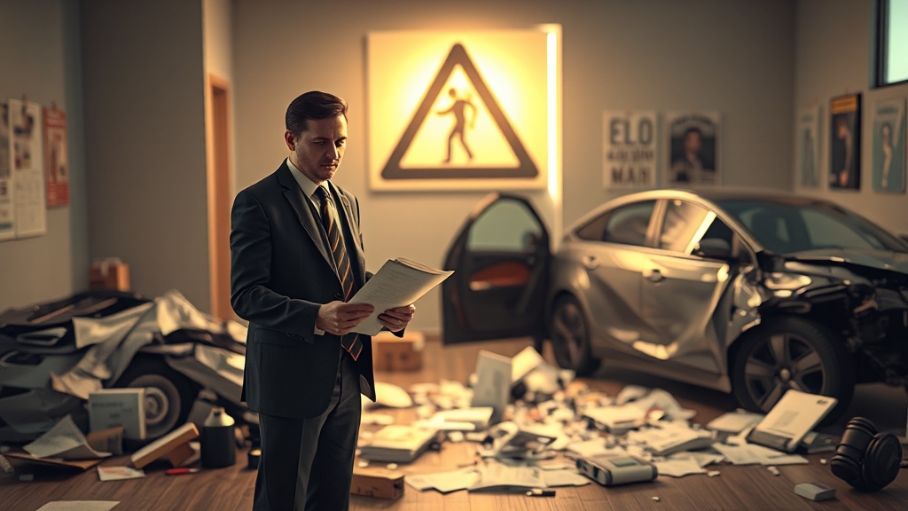 사고 발생! 보험 처리 절차는? (realistic 스타일)