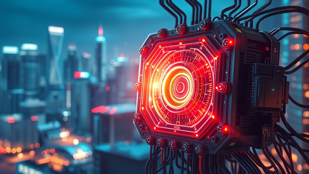 양자 기술의 중요성과 미래 (realistic 스타일)