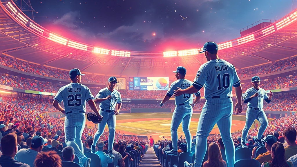 KBO 올스타전 역사와 변화 (illustration 스타일)