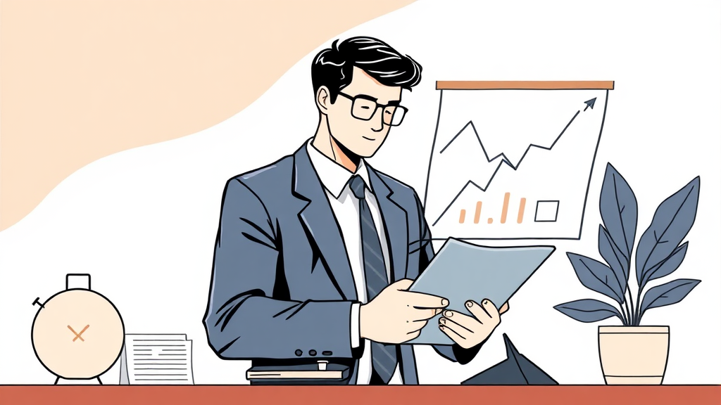 성공 투자를 위한 나만의 원칙 세우기 (illustration 스타일)