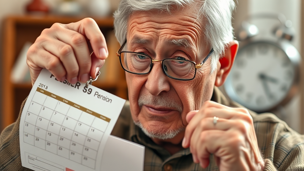 조기수령 나이 및 조건 (realistic 스타일)