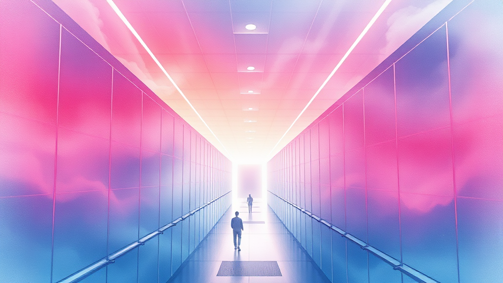 소버린 AI와 한국의 미래 (watercolor 스타일)