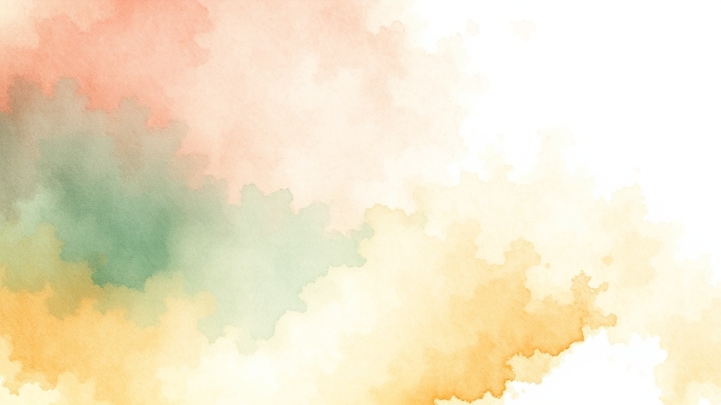 간병 현실과 경제적 부담 (watercolor 스타일)