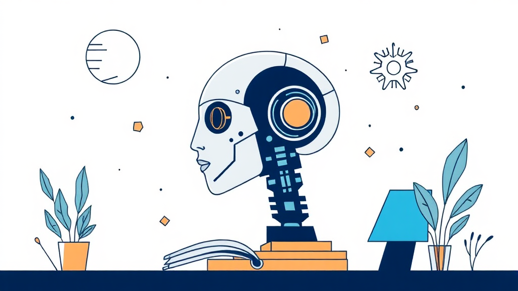 AI가 바꾸는 인기 업종 (illustration 스타일)