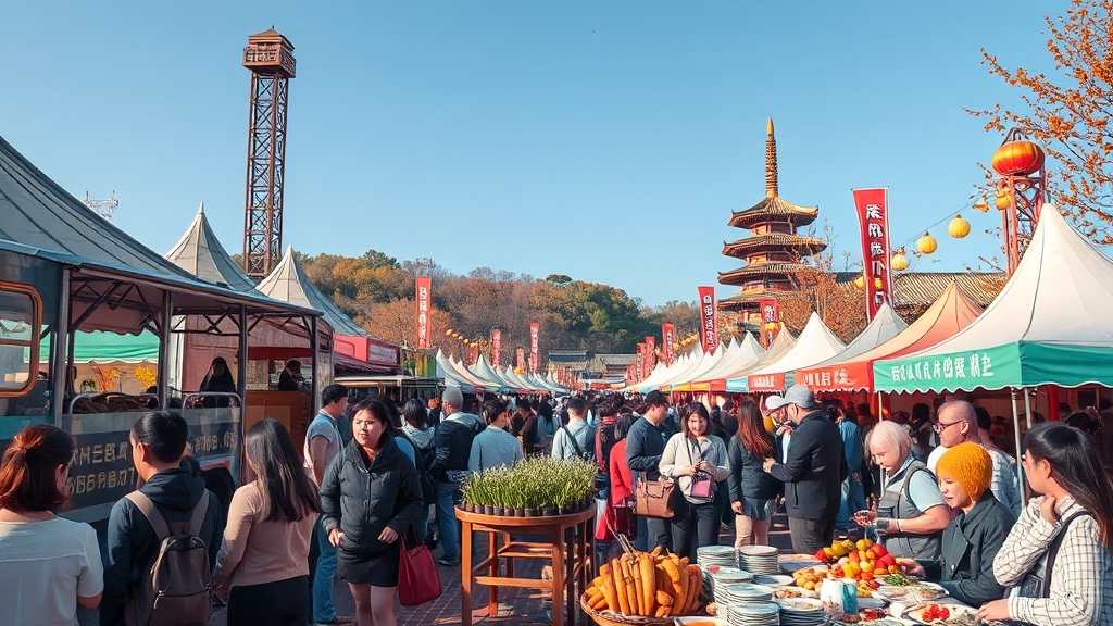 축제 꿀팁 & 기타 정보 (realistic 스타일)