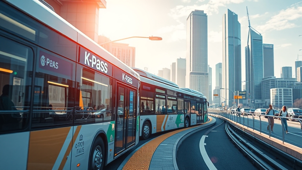 The 경기패스와 K-패스 비교 (realistic 스타일)