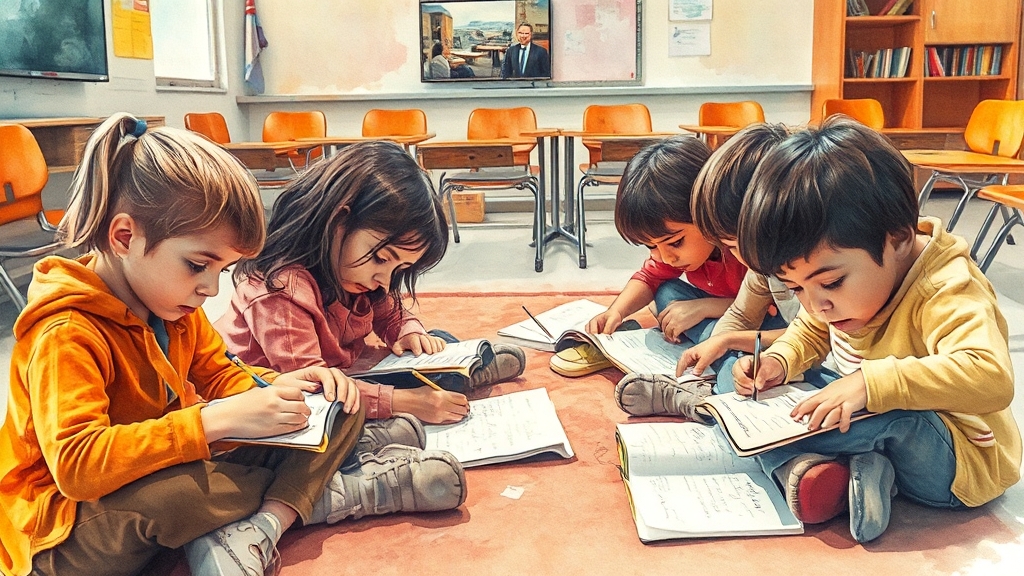 감성 글쓰기의 중요성과 효과 (watercolor 스타일)