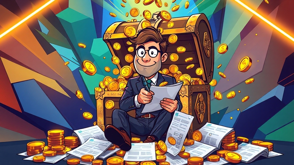 2024년 연말정산, 혜택 누리세요! (cartoon 스타일)