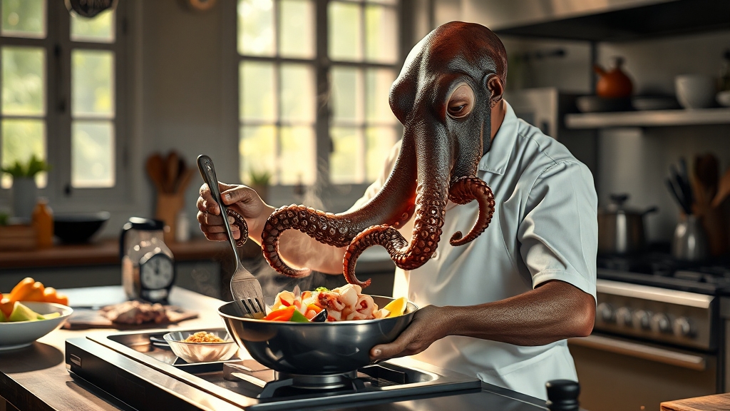 초벌 데치기 & 불 조절, 꿀팁! (realistic 스타일)
