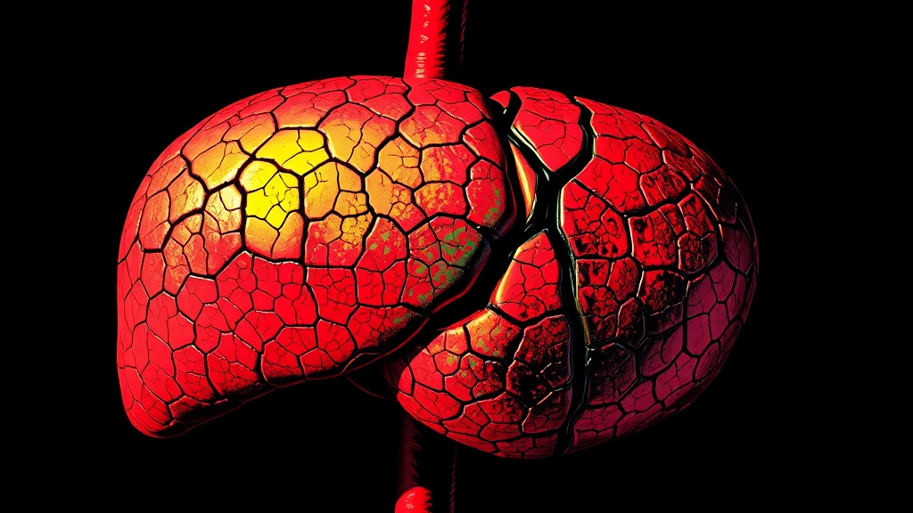 간경화란 무엇일까요? (popart 스타일)