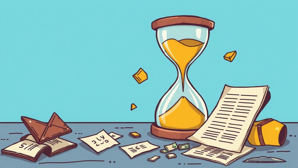 소멸시효 기간은? (cartoon 스타일)