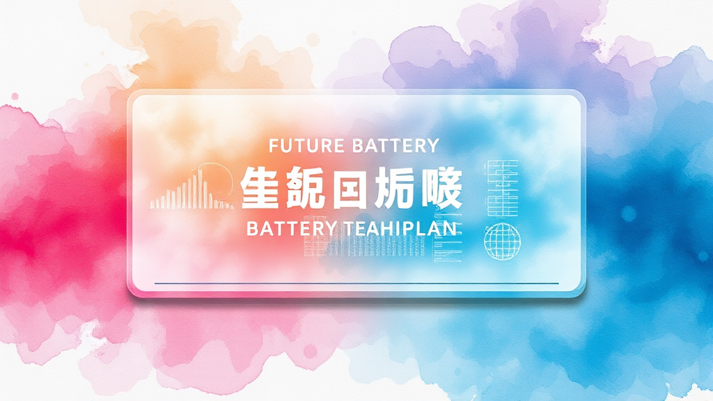 인터배터리 2026: 스마트한 방문을 위한 준비 팁 (watercolor 스타일)