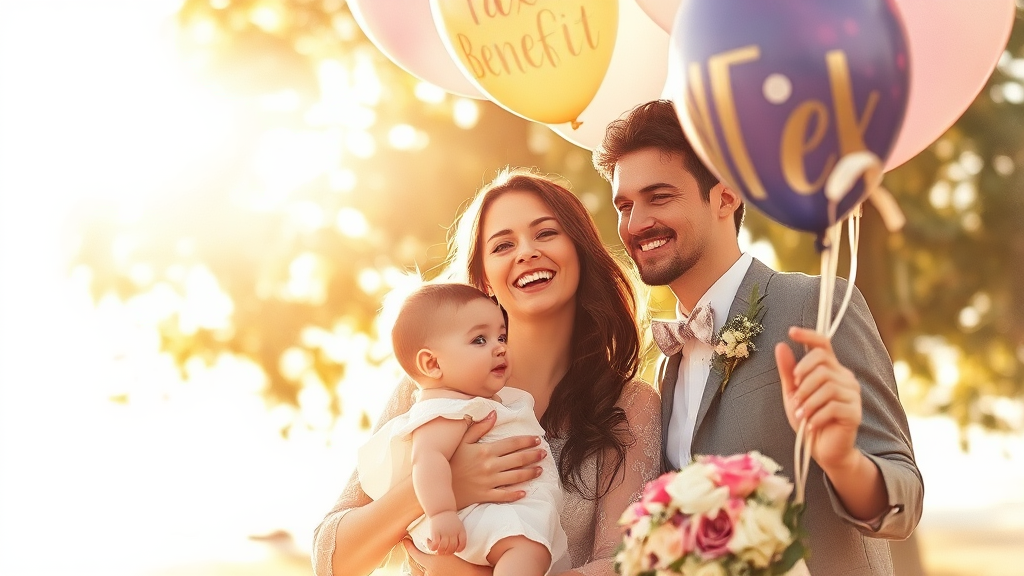 결혼 및 출산 관련 세제 혜택 강화 (watercolor 스타일)