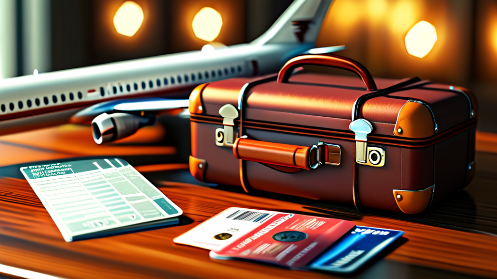 땡처리 항공권 예약, 이것만은 꼭 확인하세요! (realistic 스타일)