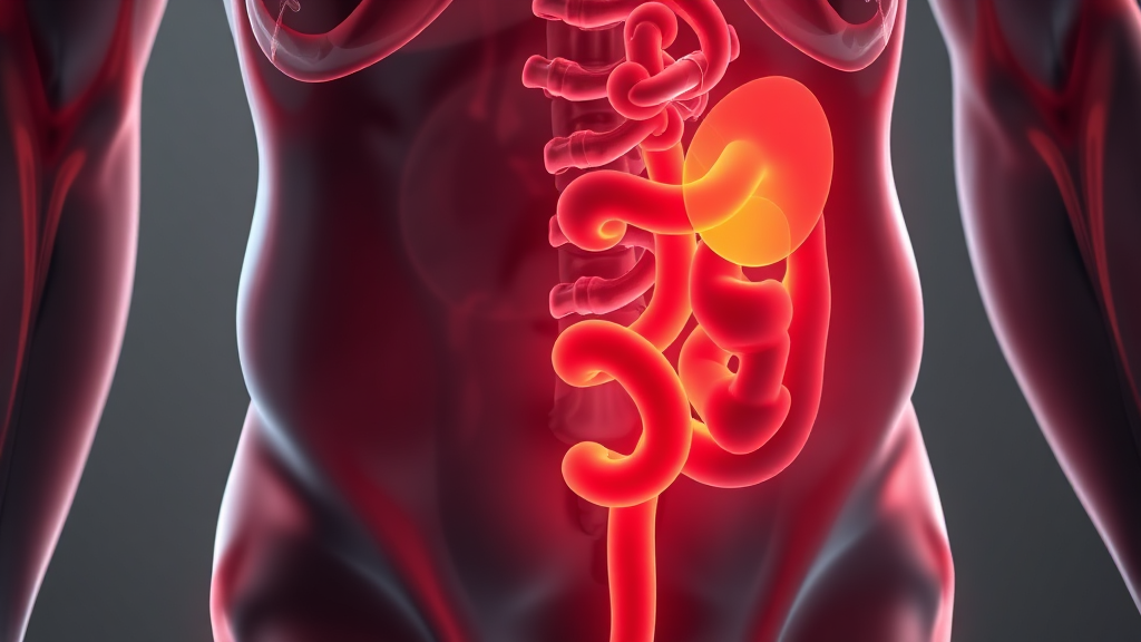 맹장염 초기 증상 체크! (realistic 스타일)