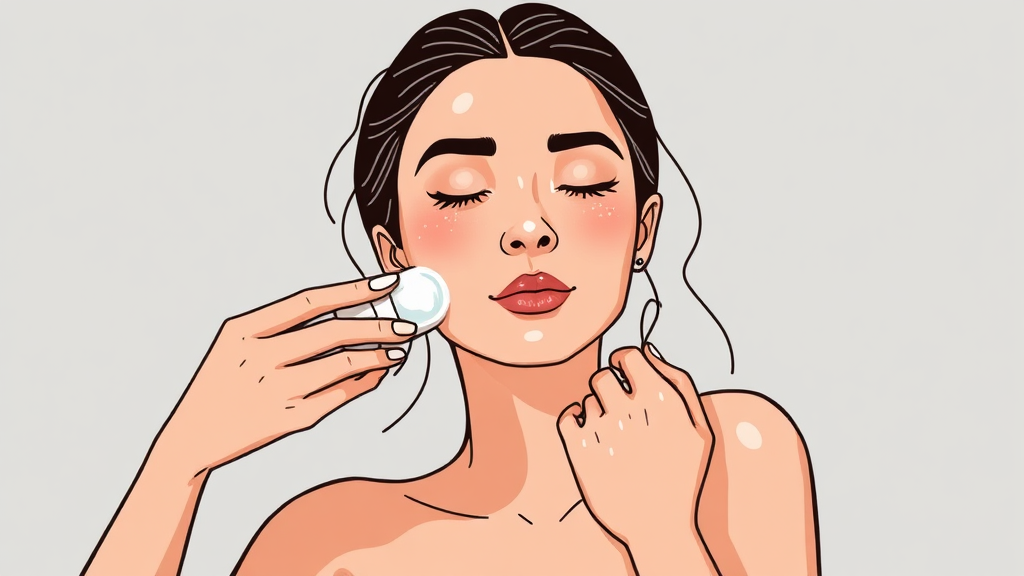 바디로션 사용 후 변화 & 관리 (illustration 스타일)