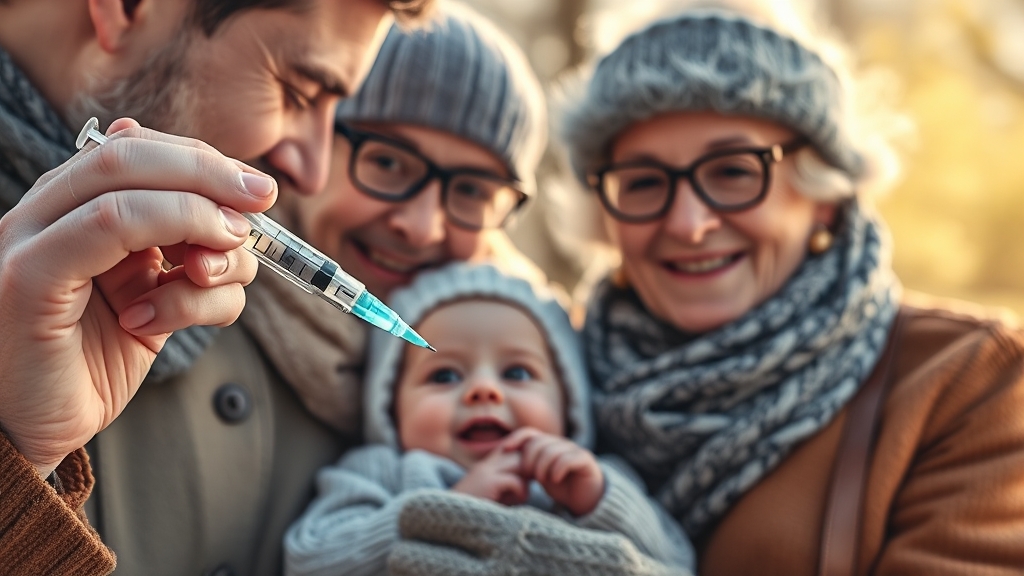 독감 예방접종, 왜 중요할까? (realistic 스타일)