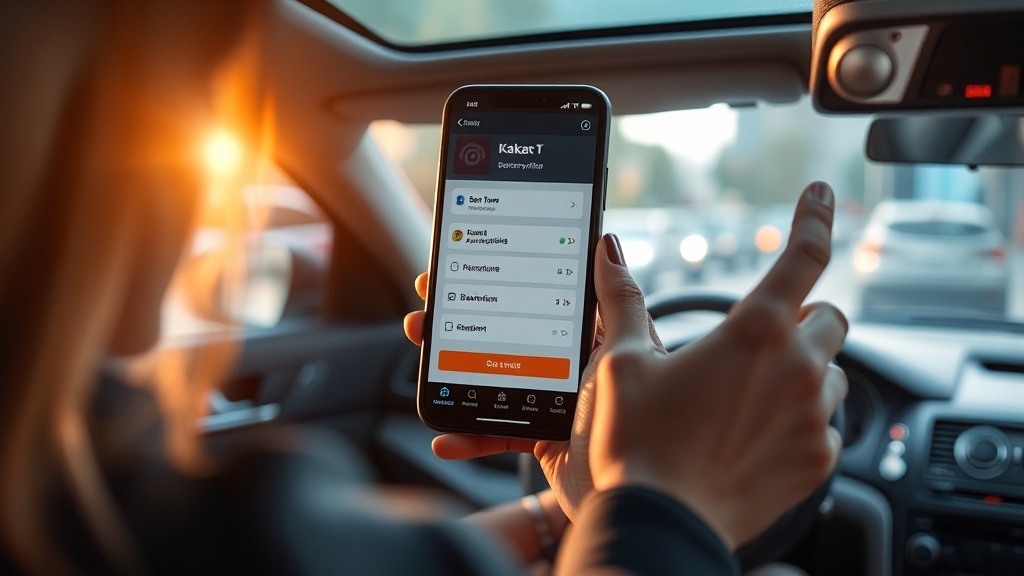 카카오T 택시 예약법 (realistic 스타일)