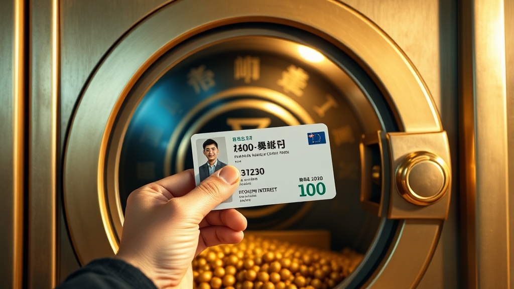 예금 가입 전, 이것만은 꼭! (realistic 스타일)