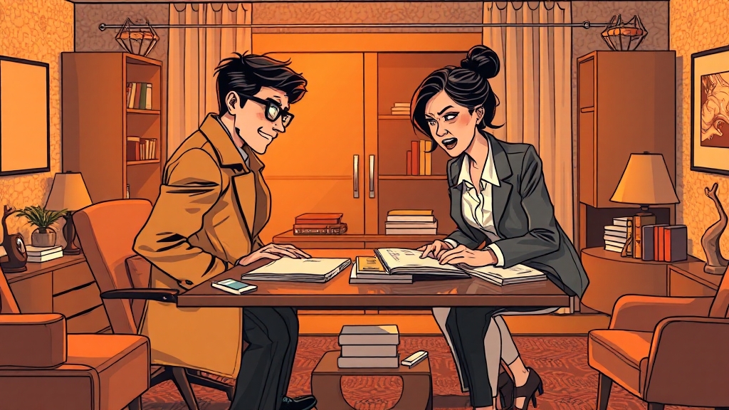 협상에서 피해야 할 실수와 대처법 (cartoon 스타일)