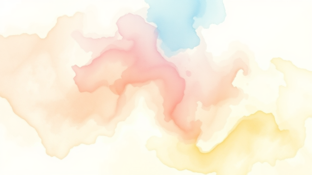 결론 (watercolor 스타일)