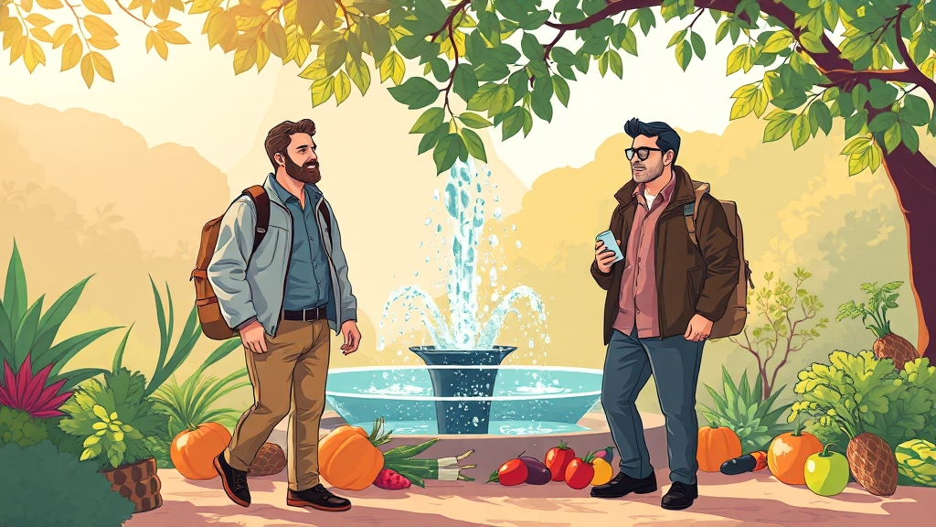 여행 중 주의사항 (illustration 스타일)