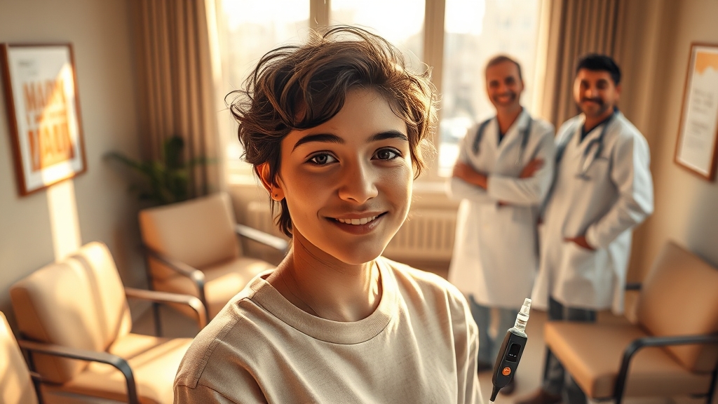 접종 후 주의사항과 부작용 관리 (realistic 스타일)