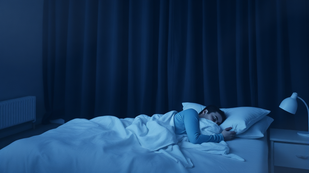 꿀잠 보장 가이드 5 수면 환경 조성 및 개선 (watercolor 스타일)