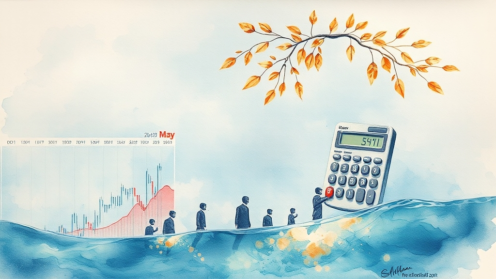 해외주식 양도세, 왜 내야 할까요? (watercolor 스타일)