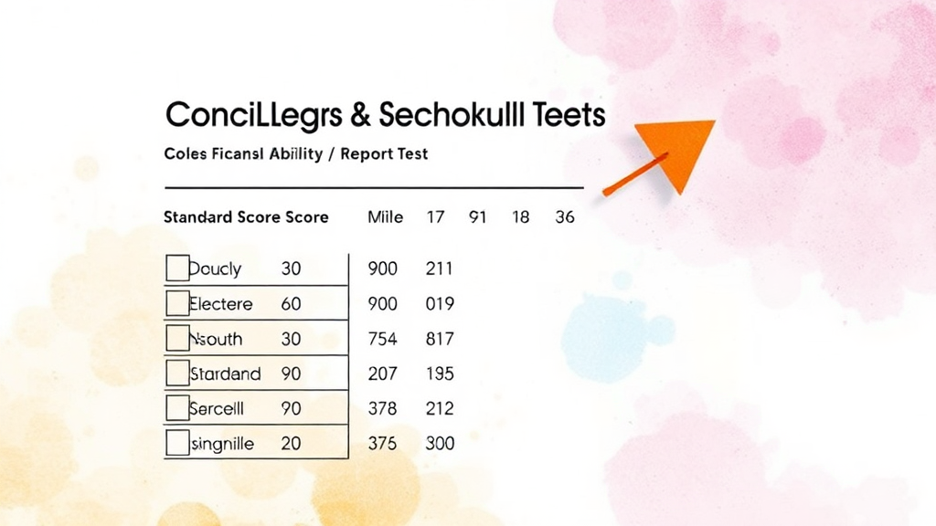 성적표 구성 요소 해설 (watercolor 스타일)