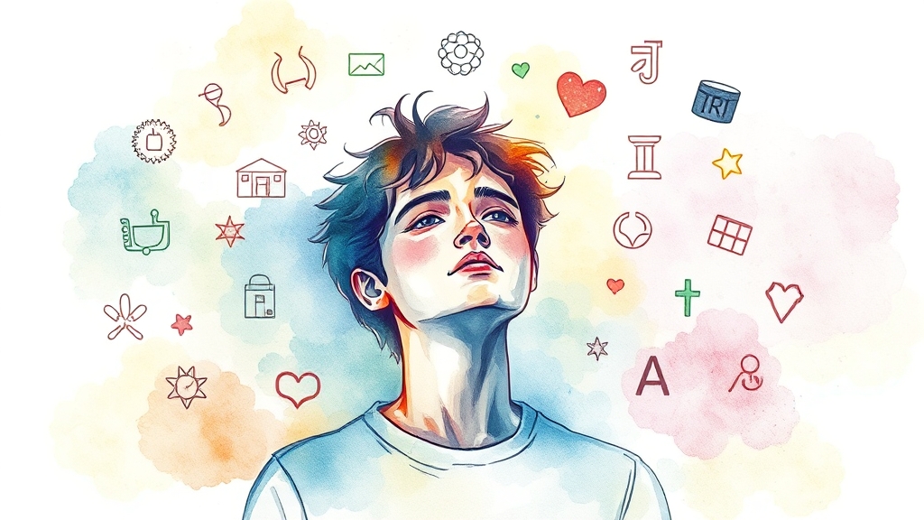 MBTI 검사, 어떻게 활용할까? (watercolor 스타일)