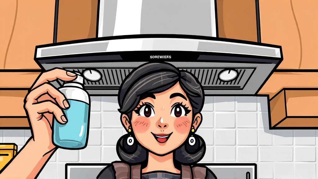 후드 내/외부 청소 노하우 (cartoon 스타일)