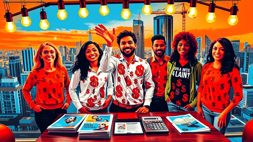 직업훈련생계비 대출, 왜 필요할까요? (popart 스타일)