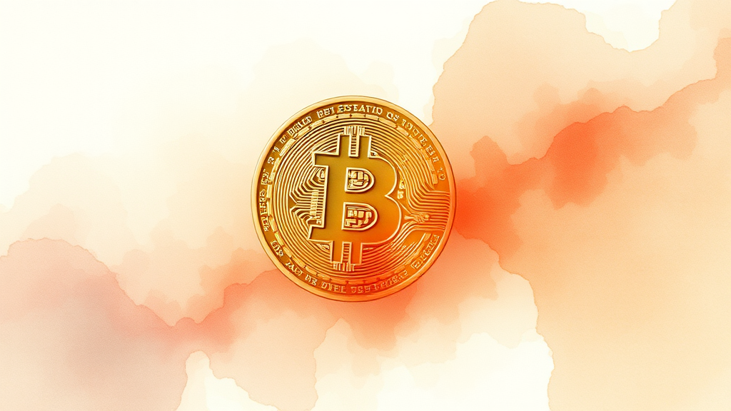 비트코인 투자 심리 분석: 하락 원인, 기관 움직임, 미래 전망 8 리스크 관리와 함께하는 현명한 투자 (watercolor 스타일)