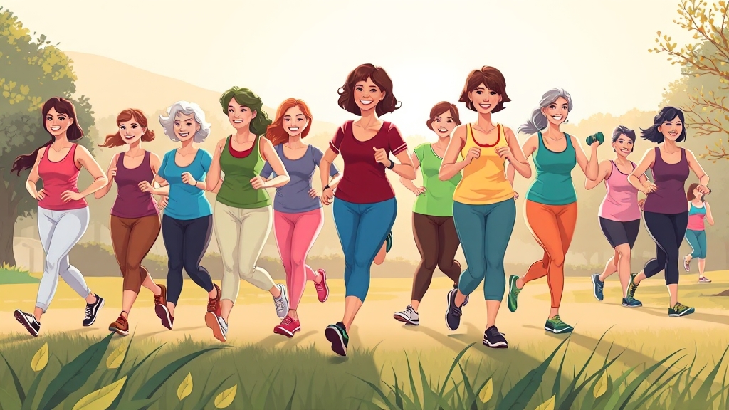 운동, 어떤 운동이 좋을까요? (cartoon 스타일)