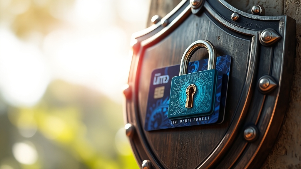 안전한 금융 생활을 위해 (realistic 스타일)