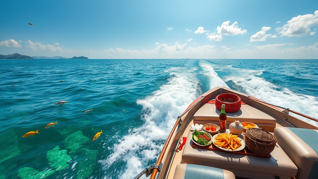 나트랑 호핑투어, 어떤 섬들을 탐험하게 될까? (realistic 스타일)