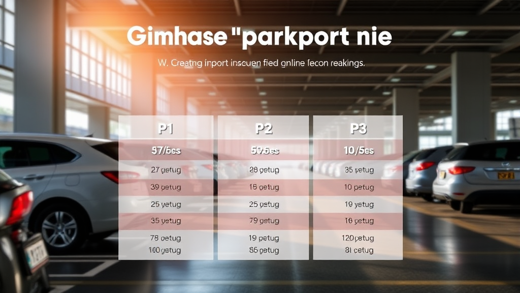 김해공항 주차장 요금, 이것만 알면 끝! (realistic 스타일)