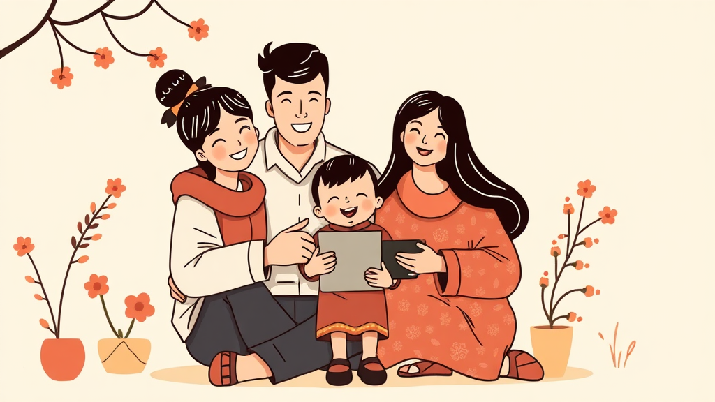 문화누리카드 사용 꿀팁: 가족 합산부터 온라인 결제까지 (illustration 스타일)