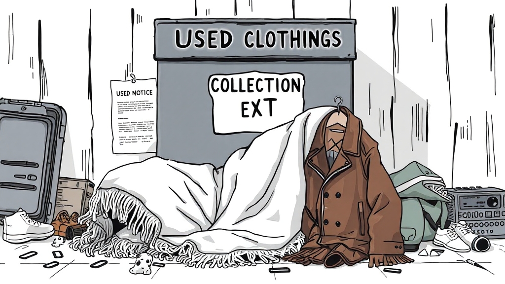 헌옷수거 금지 품목은? (illustration 스타일)