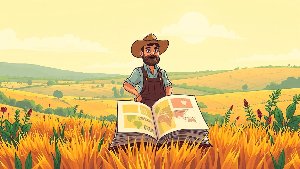 AgriEDU 주요 교육 프로그램 (cartoon 스타일)