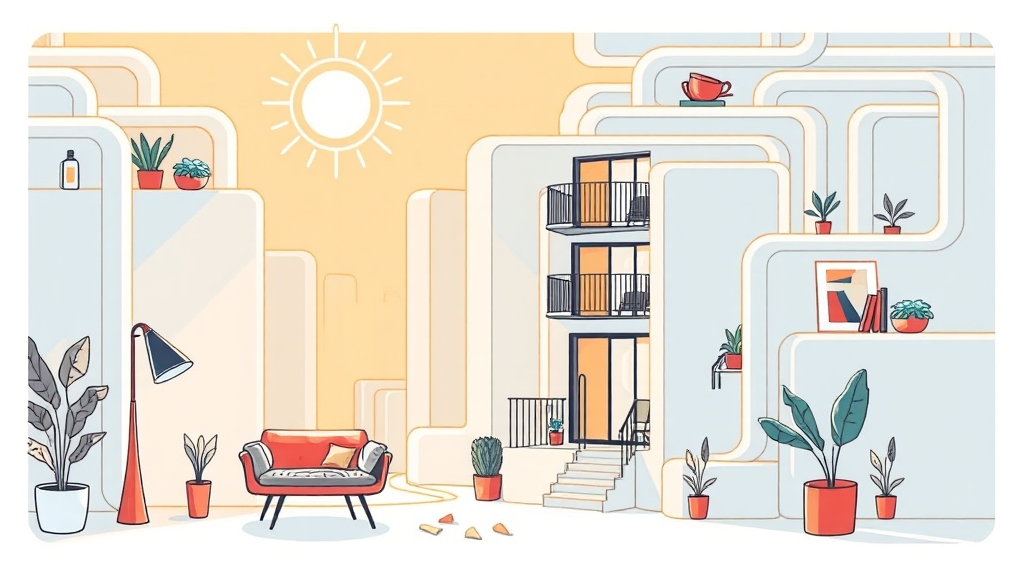 취득, 보유, 양도 시 세금 가이드 (illustration 스타일)